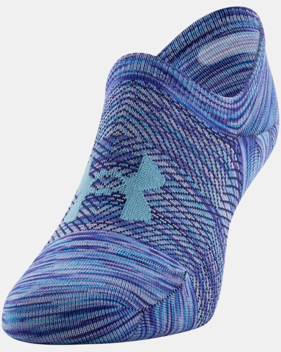 Women's UA Breathe Lite Ultra Low Liner Socks 6-Pack, Blue, pdpMainDesktop image number 8